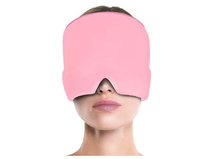 Bonnet froid anti-migraine avec gel, masque pour le visage et les yeux - plusieurs couleurs