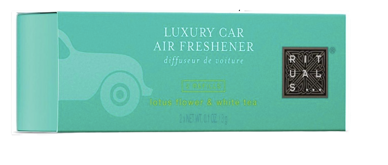 Rituals - Parfum d'ambiance pour voiture Lotus Flower et White Tea. Disponible à Dakar sur Dialy.sn