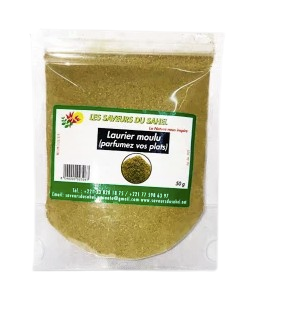 SAVEUR DU SAHEL - Laurier Moulu - 50G Dialy - Dakar 