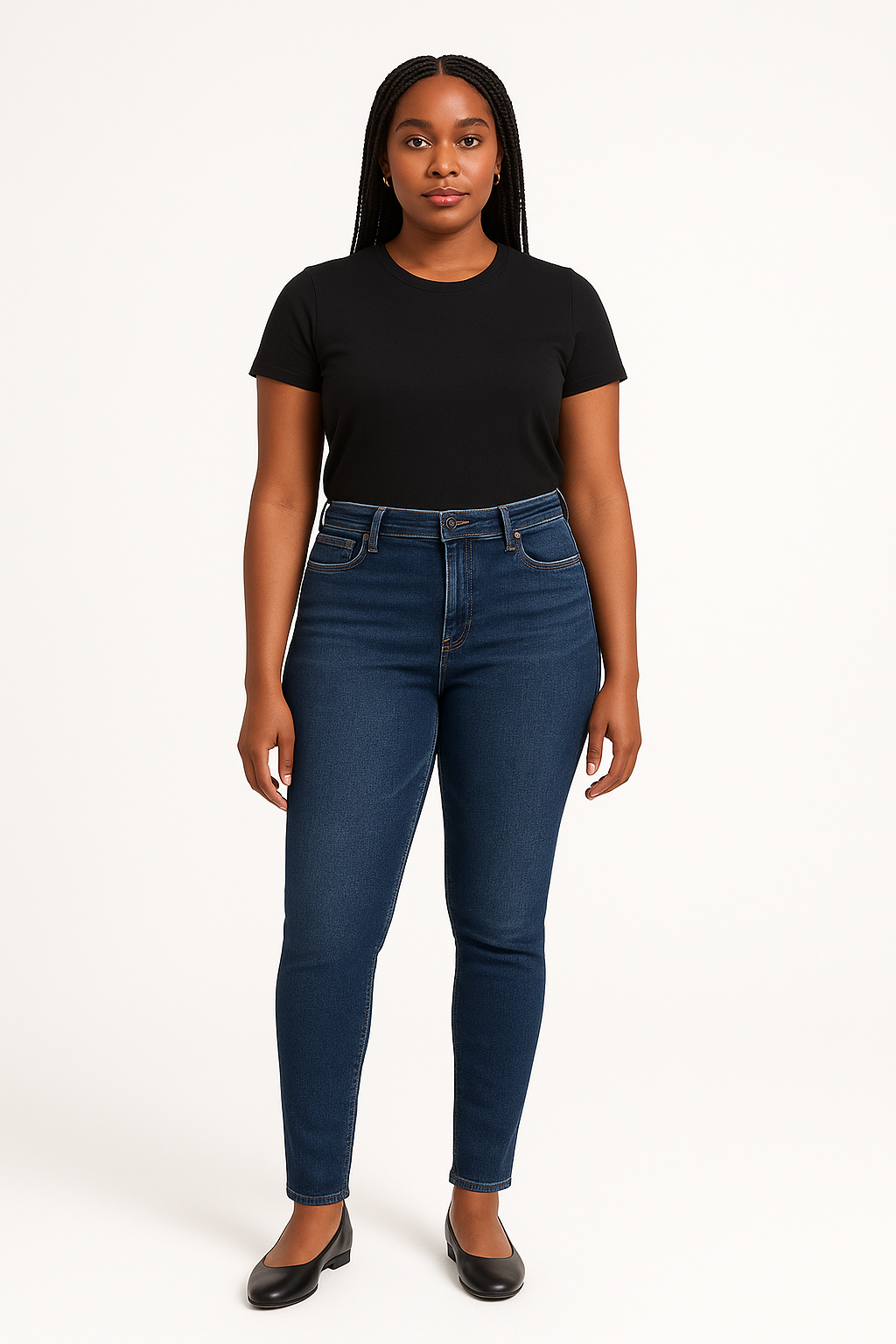 SECRET DENIM - Jeans fit couleur bleu pour femme Dakar Dialy