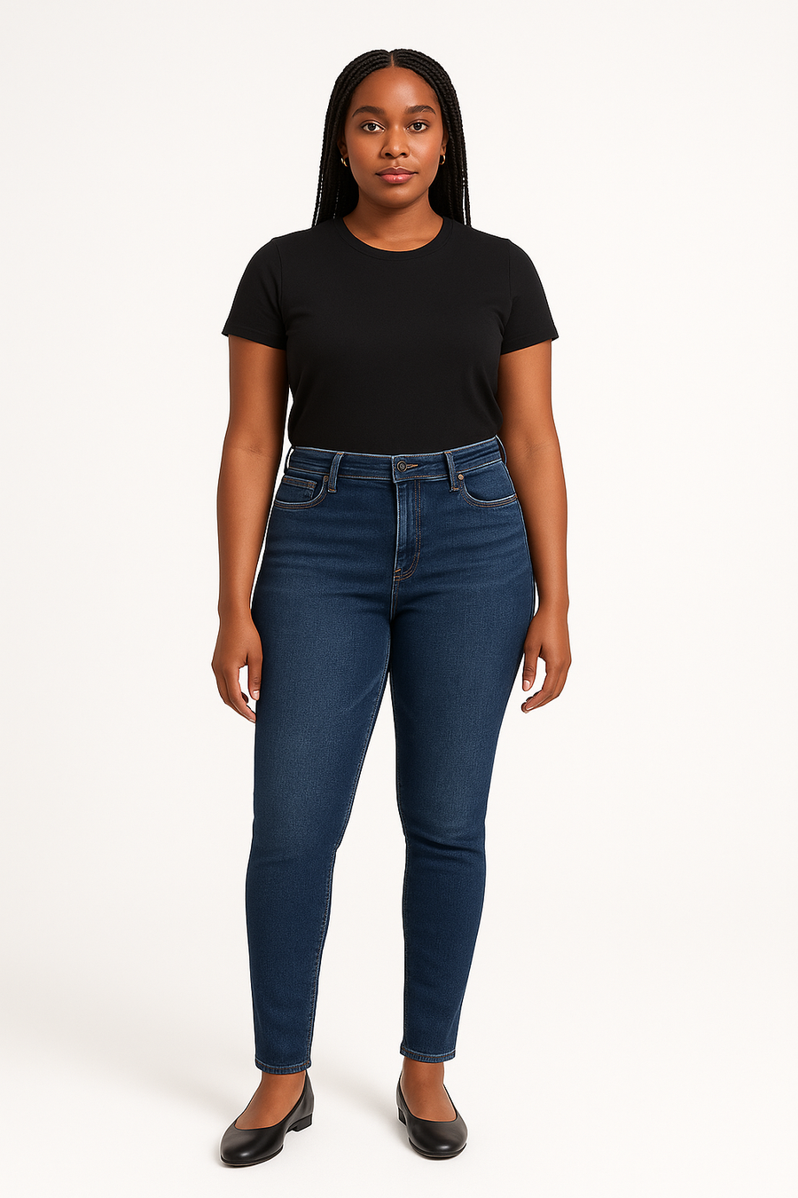 SECRET DENIM - Jeans fit couleur bleu pour femme Dakar Dialy