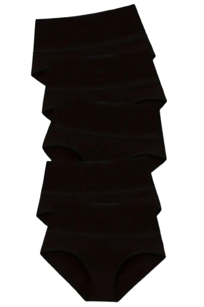 SOFTTOUCH – Lot de 5 Culottes Femme Taille Haute en Coton Confortable DIALY  - Dakar 