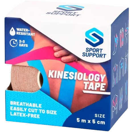 Bande kinésithérapeute SPORT SUPPORT 5m x 5cm, disponible sur Dialy à Dakar
