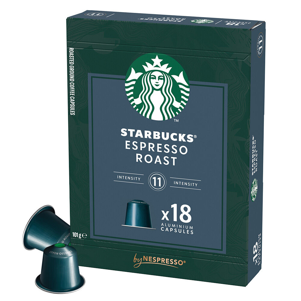 STARBUCKS - Capsules Café Espresso Roast Compatible Nespresso x18 - 101g  DAKAR DIALY