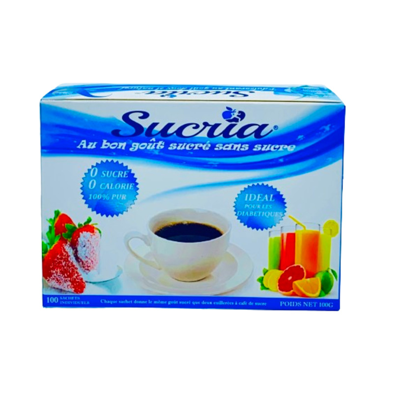SUCRIA - Edulcorant en Poudre sans sucre - 100x1G Dakar Dialy