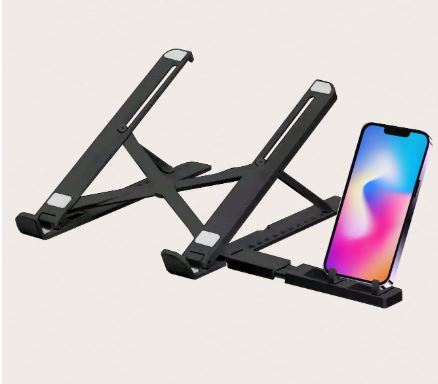 Support Pliable Réglable – Refroidisseur Ordinateur Portable/Tablette