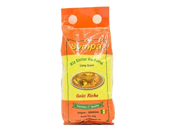 SYMPA - Riz entier parfumé long grain - 1KG Dakar Dialy