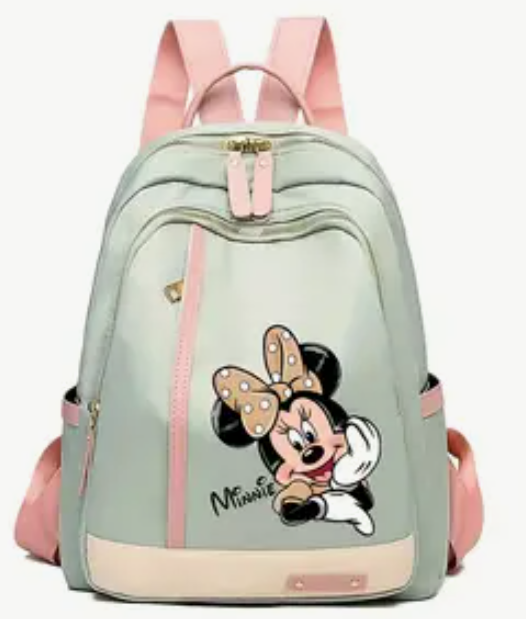 Sac à dos femme Disney Mickey & Minnie grand format vert et rose disponible sur Dialy en 60min à Dakar
