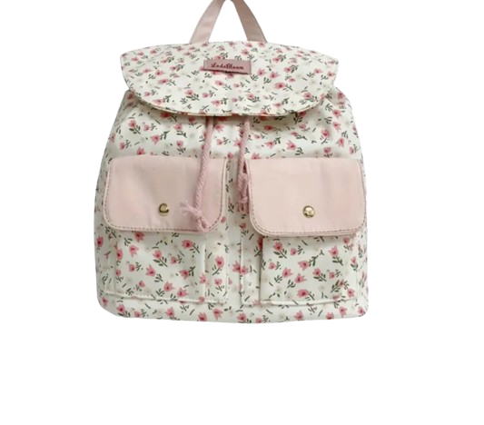 Sac à dos floral grande capacité rose pastel disponible sur Dialy en 60min à Dakar