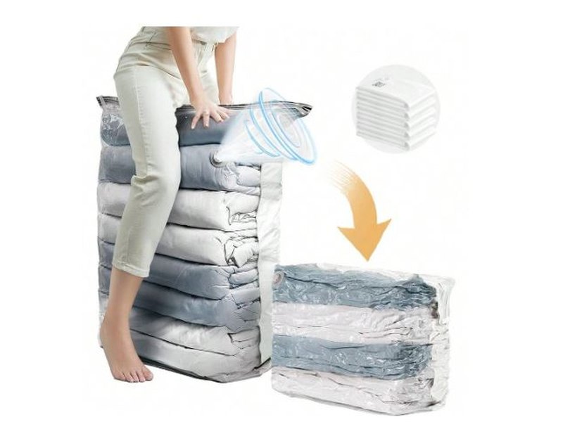 Sac de Rangement Sous Vide Cube Géant – Vêtements & Literie – Gain de Place 80% Dialy - Dakar 