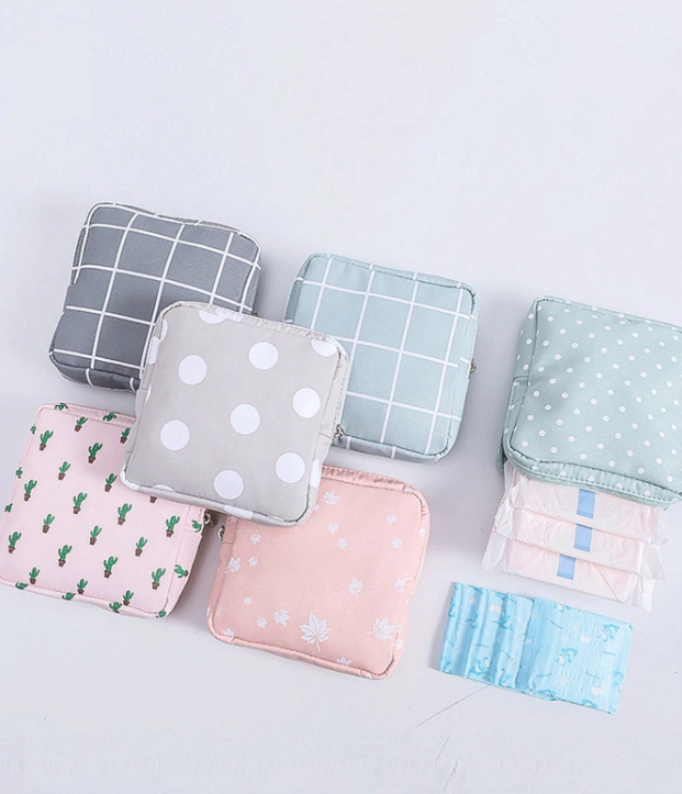 Sac de rangement pour serviettes hygiéniques - mignon et discret - 1 pièce Dialy - Dakar 
