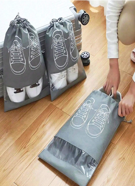 Sac rangement chaussures voyage étanche – Cordon sécurisé Dakar Dialy