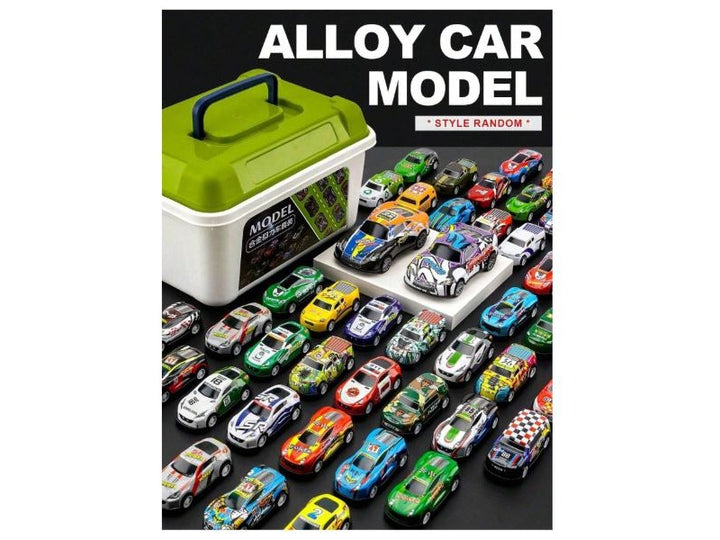 Set de 20 Voitures Jouets avec Coffret de Rangement – Cadeau de NoëlDialy - Dakar 