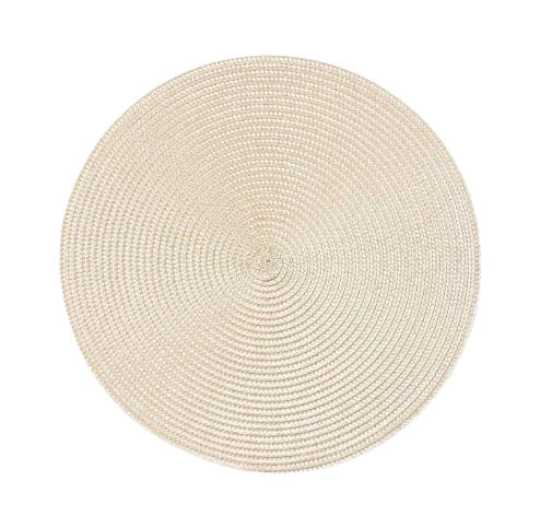 Sets de table ronds 15 pouces – 6 pièces antidérapants Dialy - Dakar 