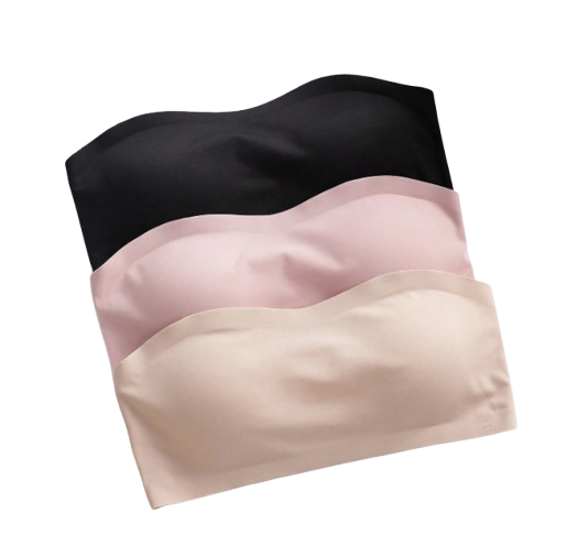 Soutien-gorge Femme x3 – Sans Couture, Confort, Sans Bretelles, Multicolore, Taille M Dialy - Dakar 
