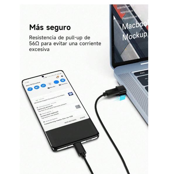 Adaptateur USB-C Femelle vers USB-A Mâle – Lot de 2 + Étui