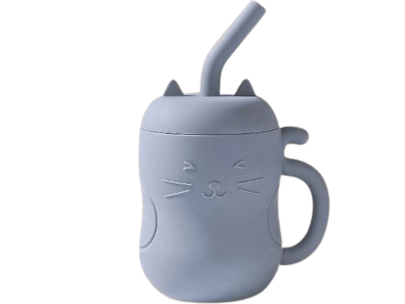 Tasse Paille en Silicone pour Bébé 150ml – avec Poignées Dialy - Dakar 