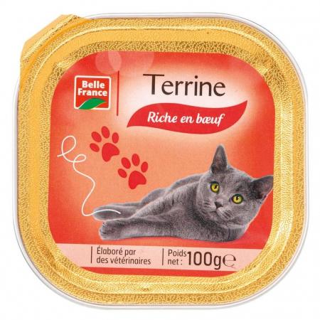 Terrine riche en bœuf pour chats 100g dispo à Dakar sur Dialy en 60min à Dakar
