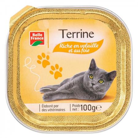 Terrine volaille et foie pour chats 100g dispo à Dakar sur Dialy en 60min à Dakar