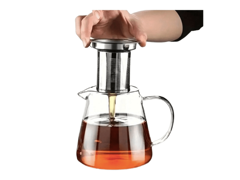 Théière en verre borosilicaté avec infuseur inox – Résistante à la chaleur - 750ML Dialy - Dakar