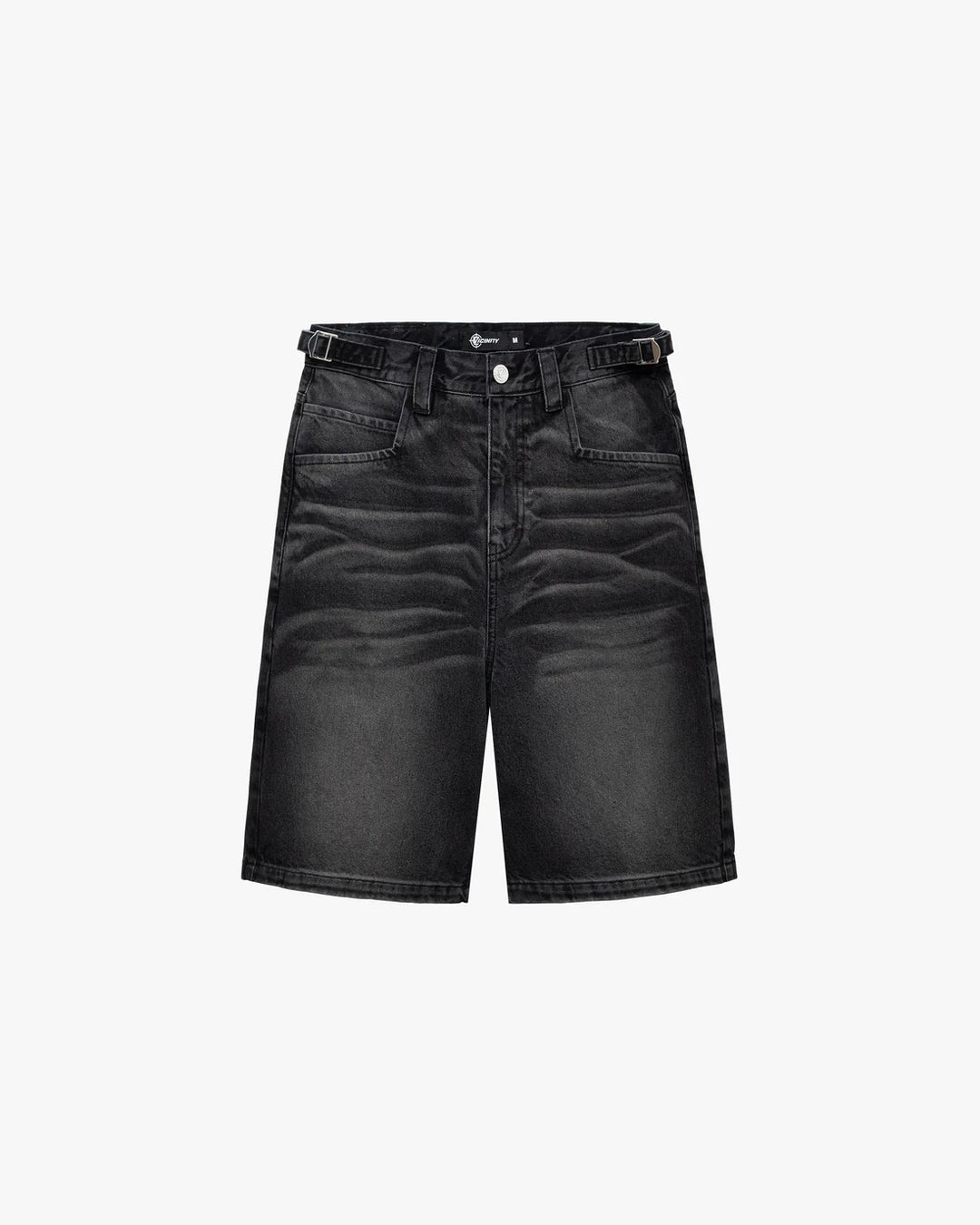Faded Black Denim Jorts – Taille XL