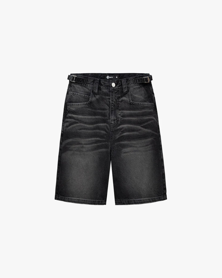 Faded Black Denim Jorts – Taille XL