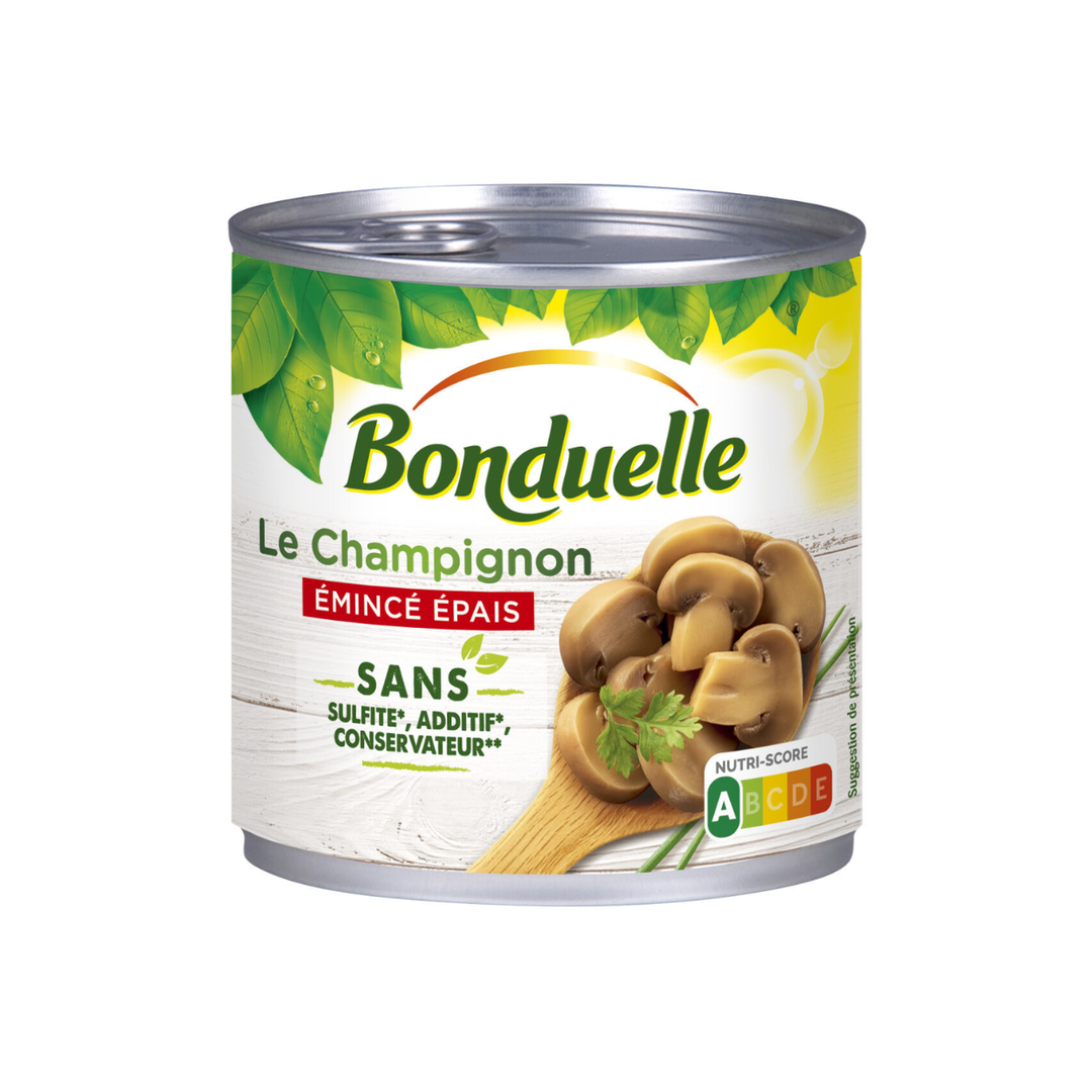 Bonduelle – Le Champignon Émincé Épais – 390 g