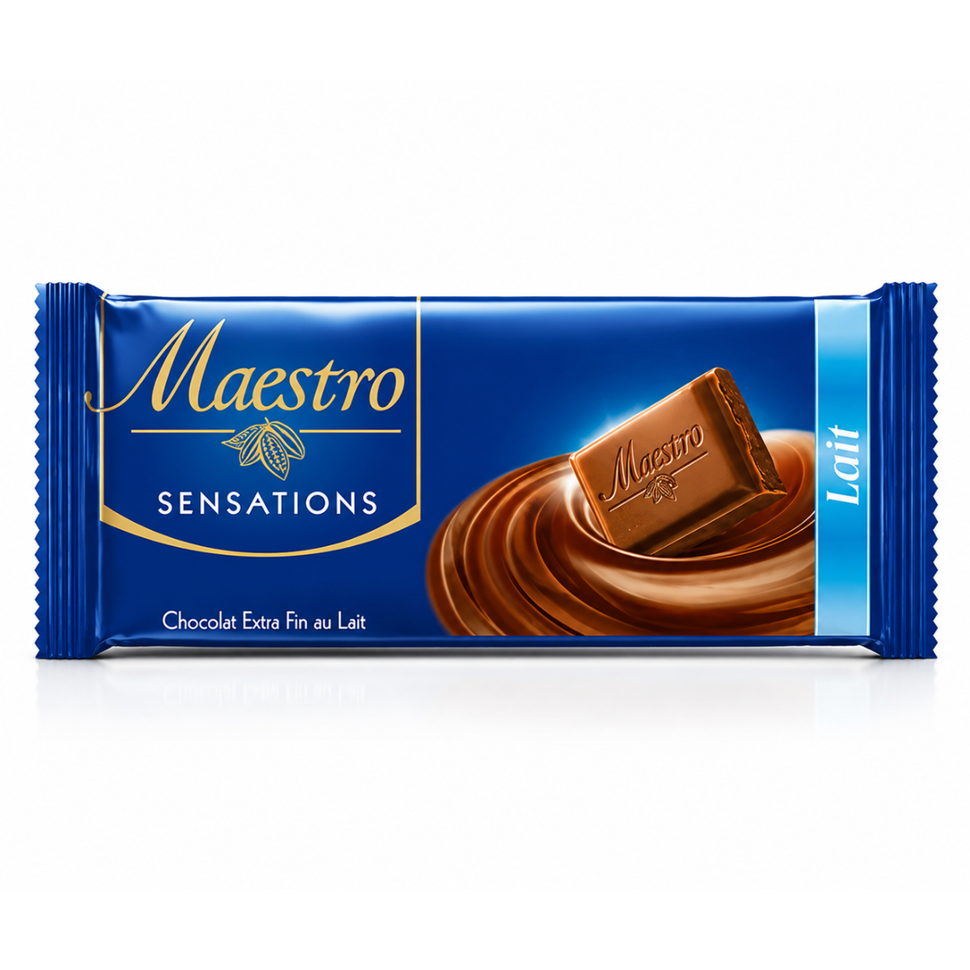 MAESTRO – Sensations Chocolat Extra Fin au Lait – 28 g
