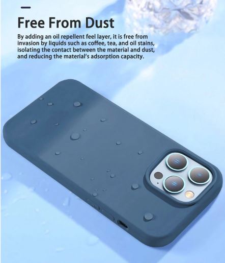 Étui de Protection Luxe en Silicone Liquide – Compatible Apple iPhone