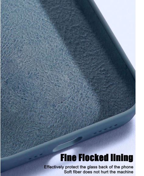 Étui de Protection Luxe en Silicone Liquide – Compatible Apple iPhone