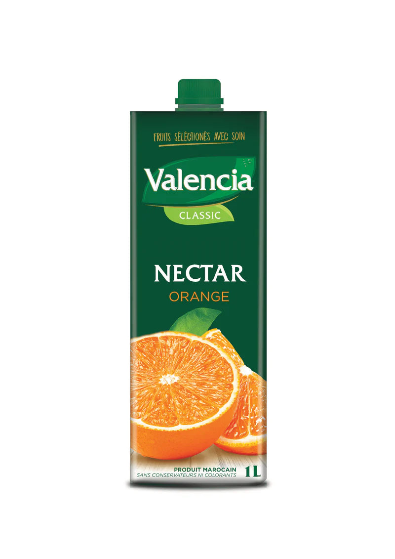 Nectar d’orange Valencia 1 L, disponible sur Dialy à Dakar en 60 min.