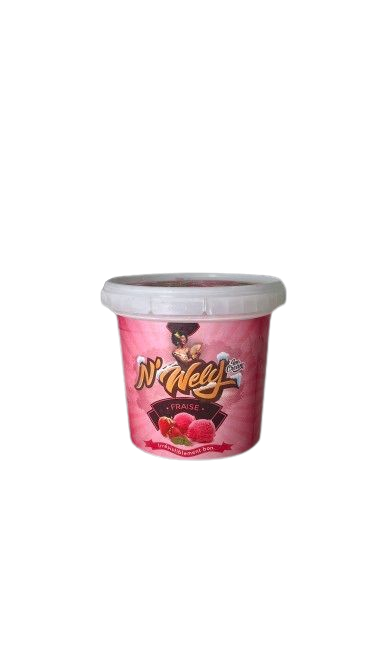 WELY -  Glace saveur fraise pot de 500ML Dialy - Dakar 