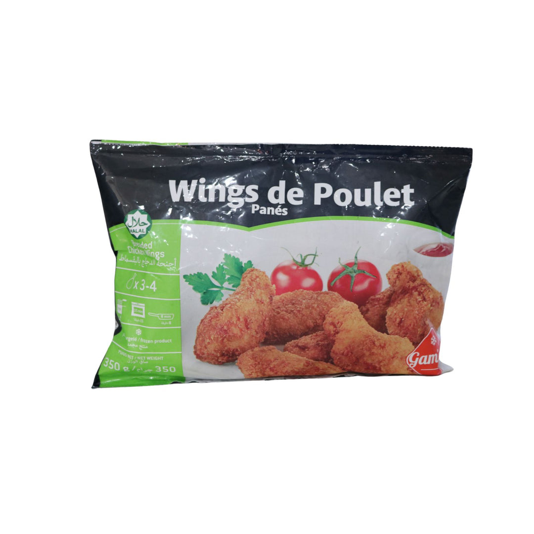 Wings poulet pané gamgel  350G