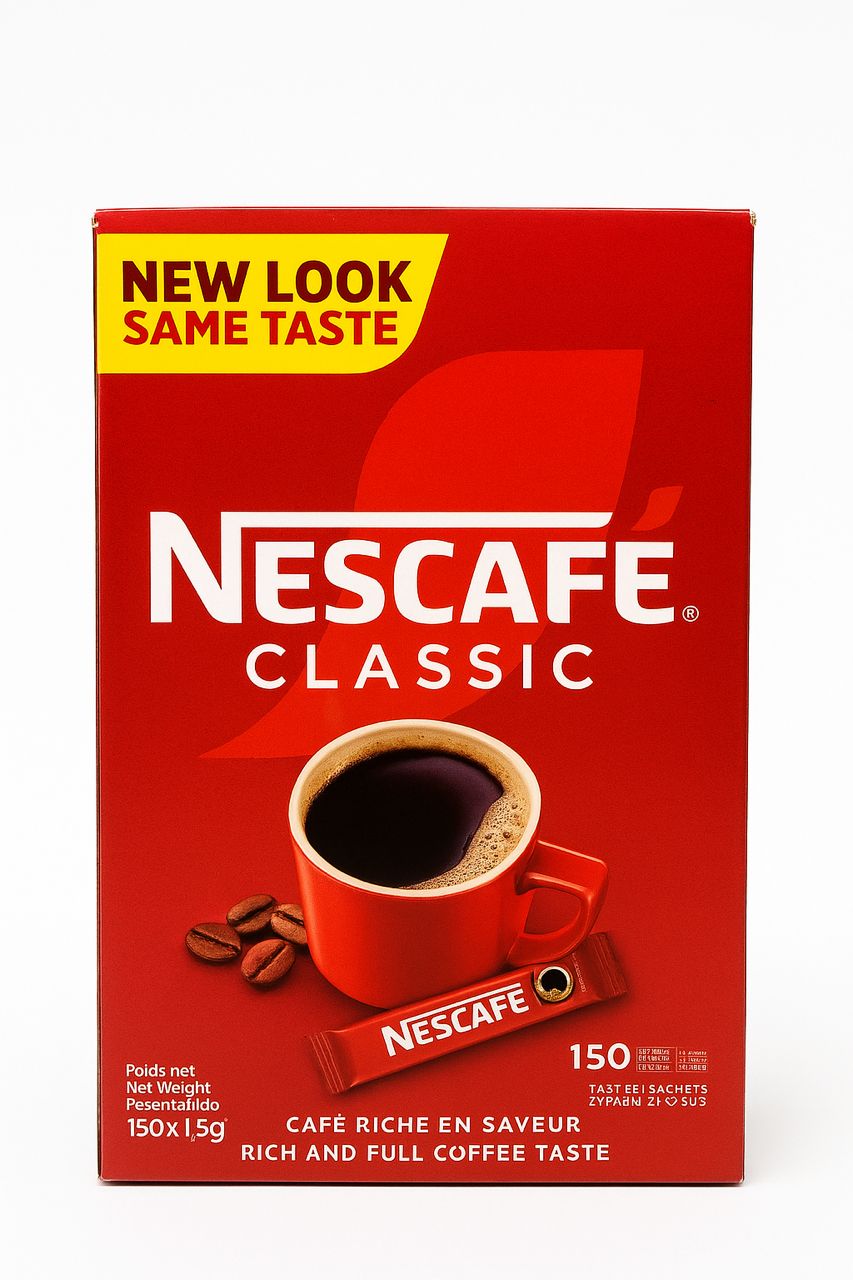 NESCAFE CLASSIC - Café en sticks, bâtonnets (150x1,5g) 225g