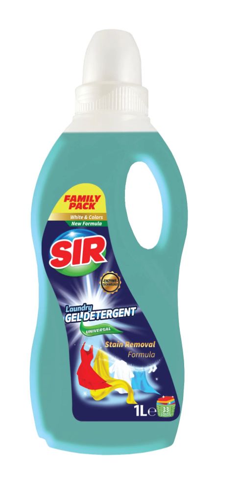 Lessive Sir White&Colors pour linge blanc et de couleur - 1L