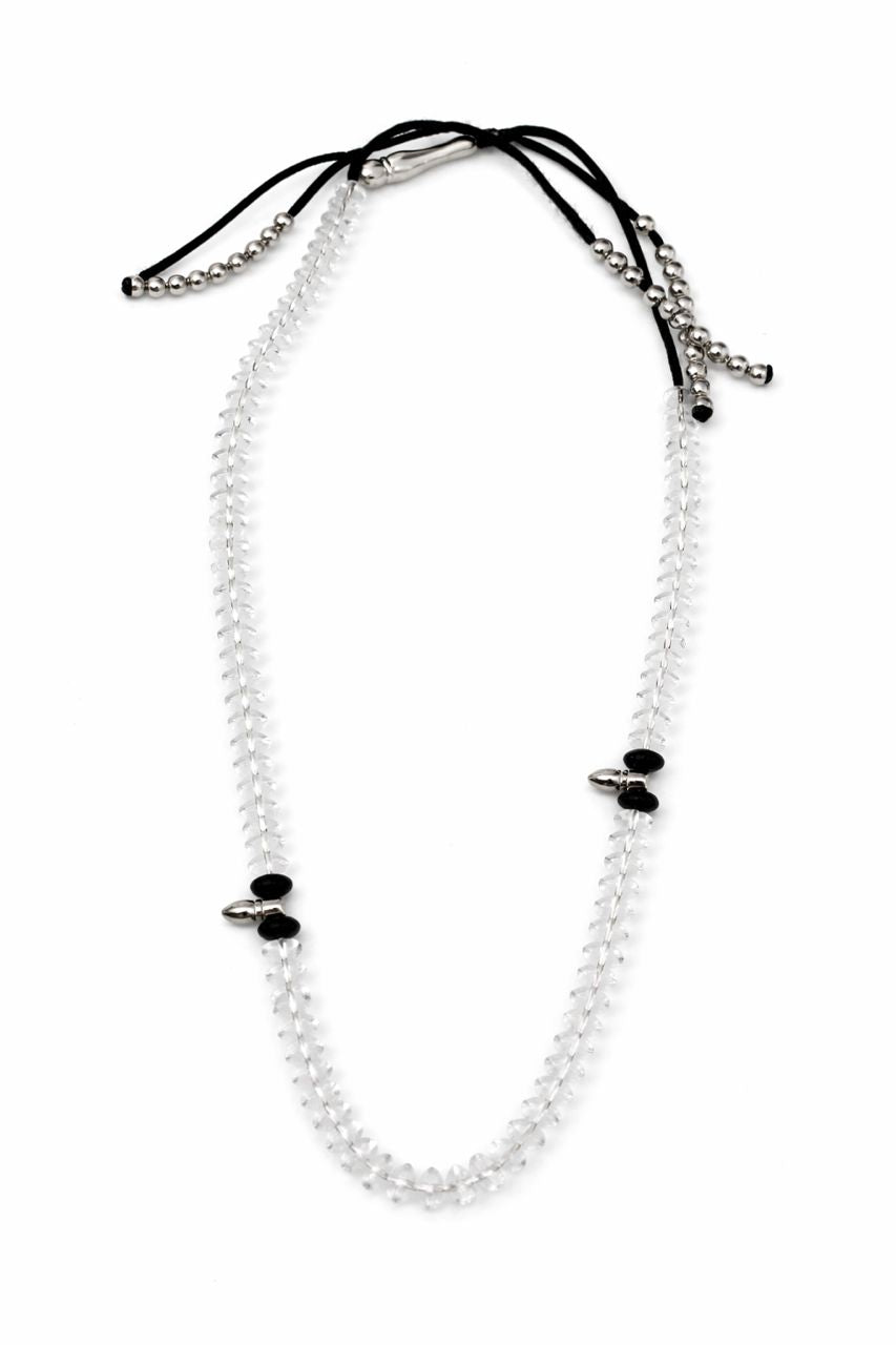 Chapelet en perle transparente