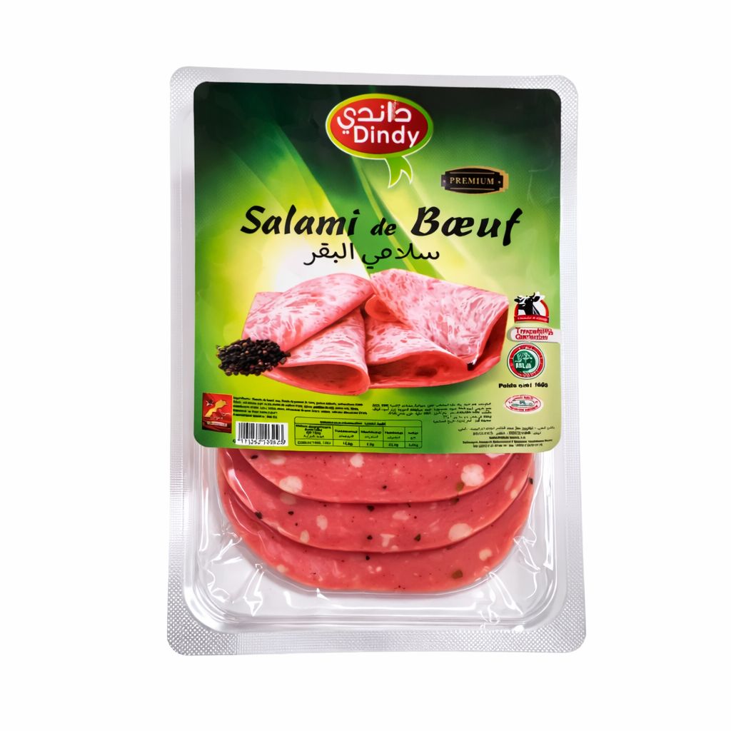 DINDY - SALAMI DE BOEUF - 100G