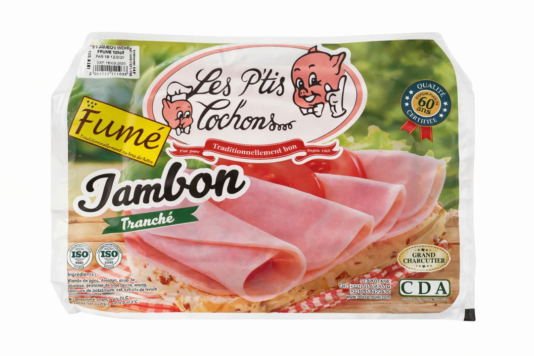 CDA – Jambon de cochon fumé - 125 g