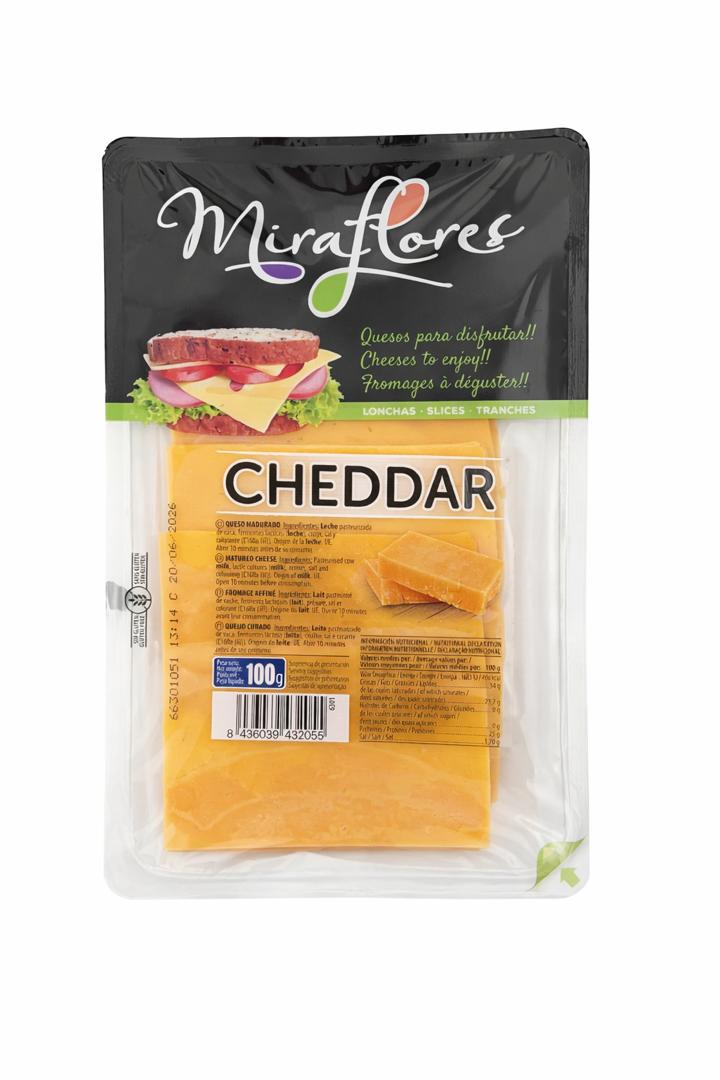 Miraflores – Cheddar Tranché – 100 g
