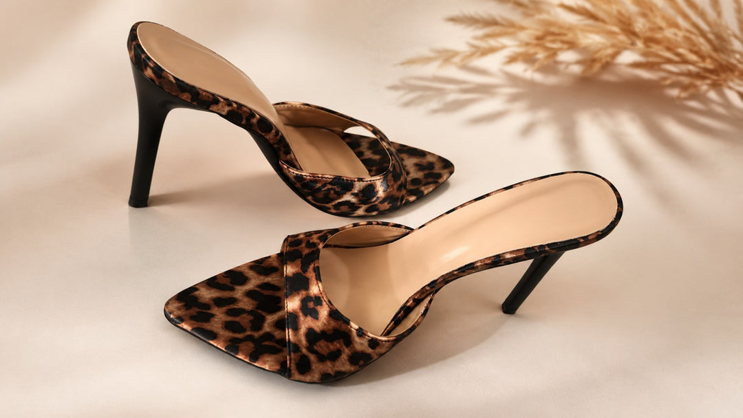Mules Pointues à Talons Aiguilles – Sandales d’Été pour Femmes