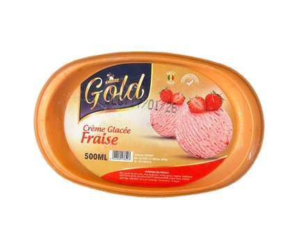 GLACE FRAISE FRIZZ GOLD 500ML