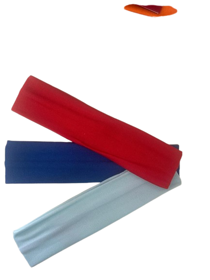 Bandeaux De Couleur Unie 3 PCS