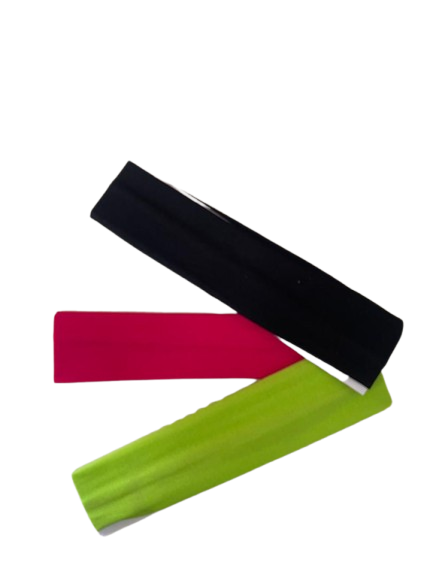 Bandeaux De Couleur Unie 3 PCS