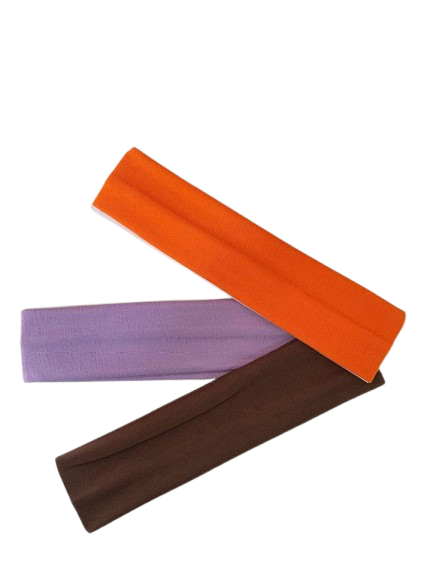 Bandeaux De Couleur Unie 3 PCS
