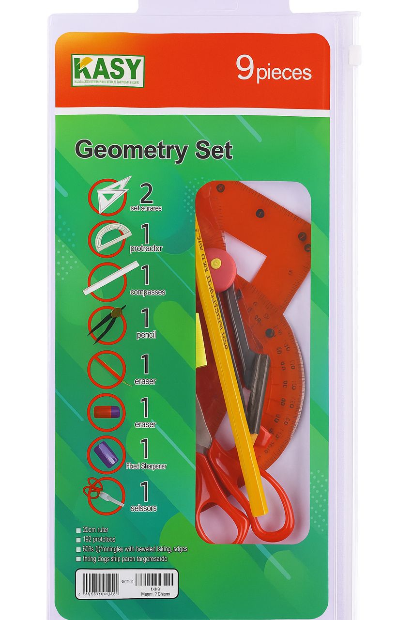 Ensemble géométrique flexible grand modèle 9 pièces KASY
