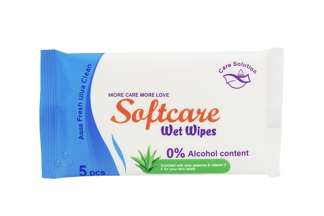 SOFTCARE – Lingettes bébé sans alcool – Douces & hypoallergéniques