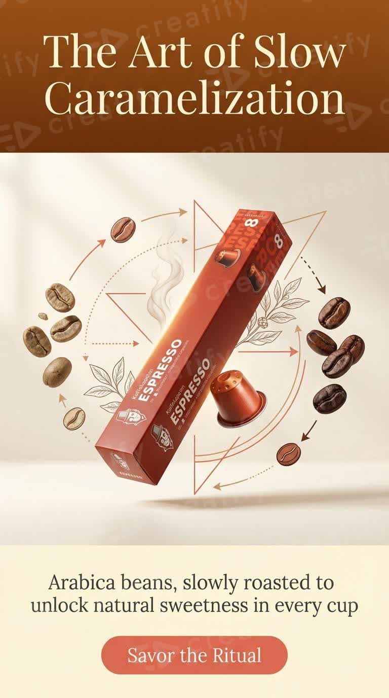 Espresso Premium – Capsules de Café espresso – Intensité 8 – 10 x 5,5 g