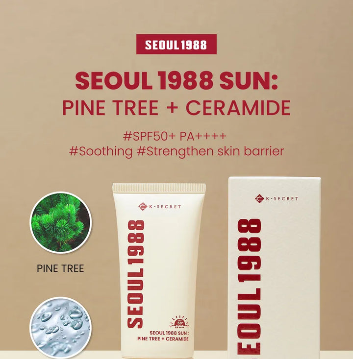 KSECRET - SEOUL 1988  Crème solaire : Pine Tree + Ceramide