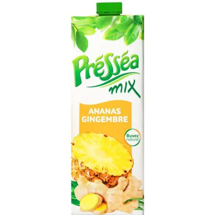 Présséa brique de jus saveur Ananas-Gingembre 1L