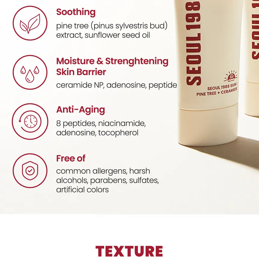 KSECRET - SEOUL 1988  Crème solaire : Pine Tree + Ceramide